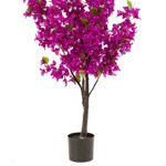 Copac artificial cu flori Bougainvillea mov - 145 cm