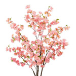 Copac artificial cu flori Cherry roz - 135 cm