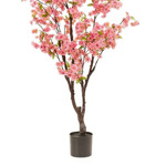 Copac artificial cu flori Cherry roz - 175 cm