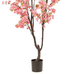 Copac artificial cu flori Cherry roz - 210 cm