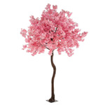 Copac artificial cu flori Cherry roz - 270 cm