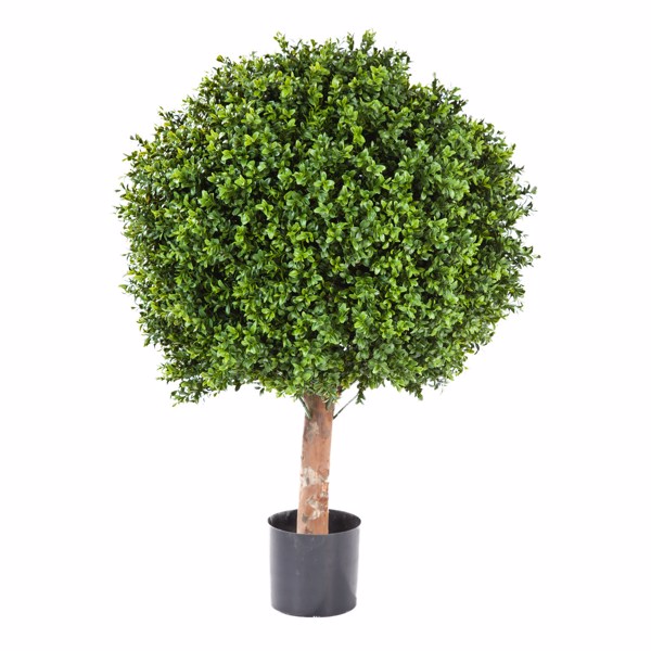 Buxus artificial decorativ Ø 80cm Boxwood in ghiveci - 95 cm